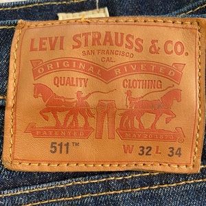 Levi Strauss 511 men’s blue jeans - never worn